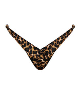 leopard print know bikini bottom
