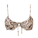 Viper Top in Éclair Print