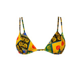 Daria bralettle bikini top in Barqoue