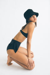 Bella Bottom in Black Rib