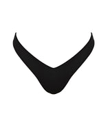 black high waisted bikini bottoms